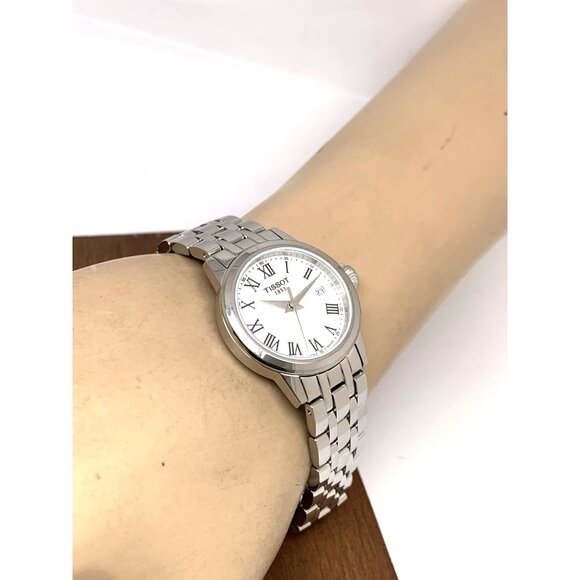 Tissot Women's Watch Swiss Quartz White Dial 28mm Silver Steel T1292101101300 - Picture 6 of 14